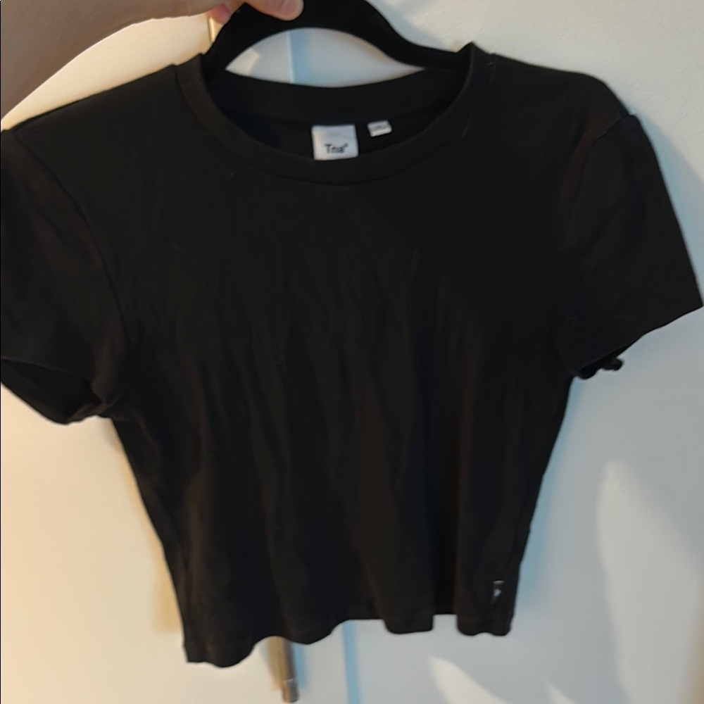 TNA Black Women's Crop Top